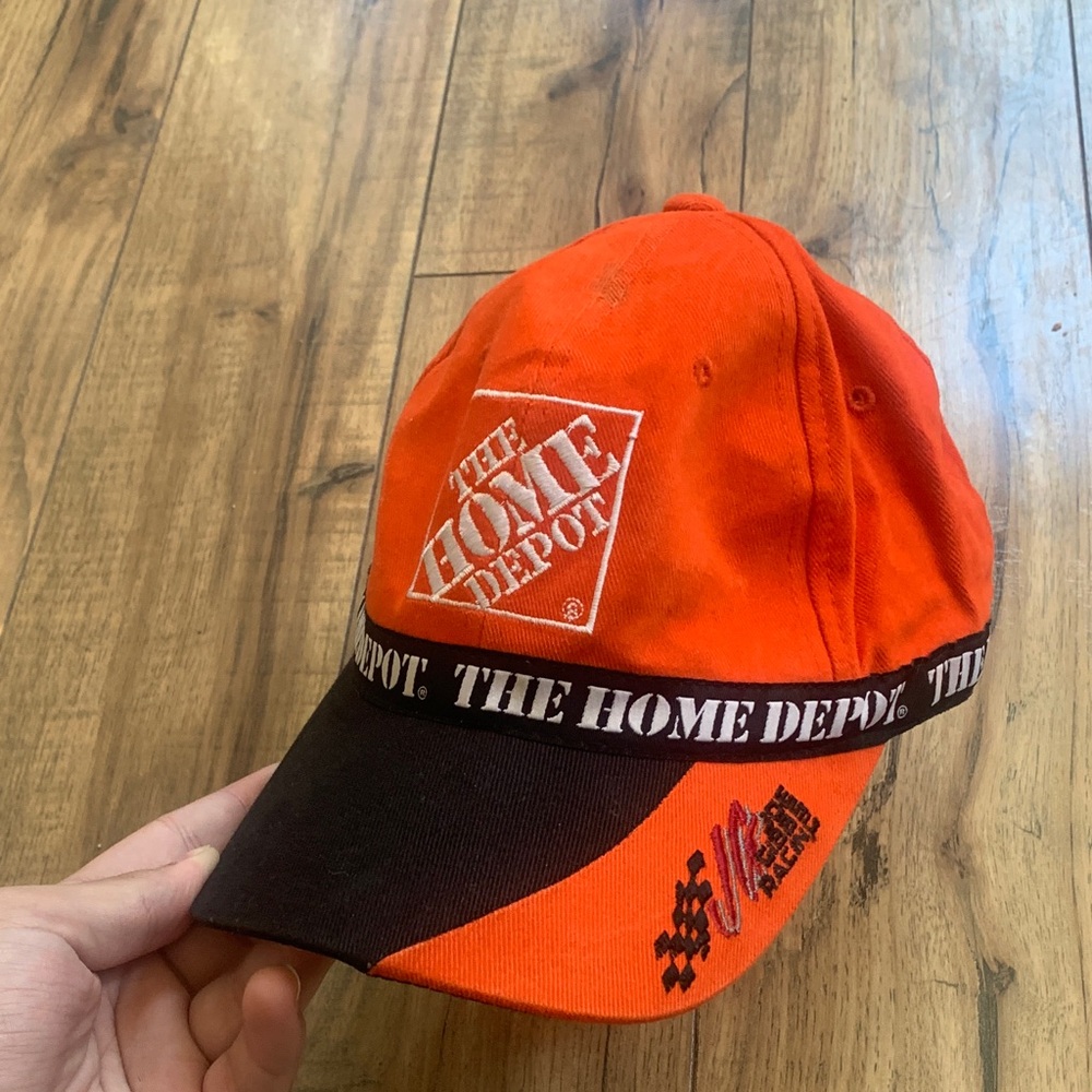 The Home Depot Strapback Hat Orange One Size NASCAR 20 Chase Authentics